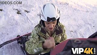 vip4k ski resort cuckold watching pov pickup fucking big tits shaved pussy 😏