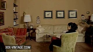 vintage blowjob turns into sex with horny brunette neighbor.