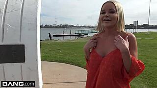 Rachele Richey FLASHES Her Giant Titties In Public