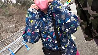 part1: supreme ass and g-cup tits, fall in love instantly? this college slut cums hard with fingers, vibrator, and cock!