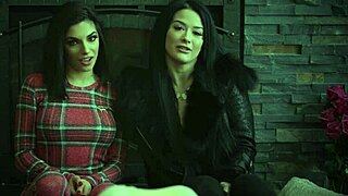 Goth Brunette Scissoring Hard At Allherluv Com