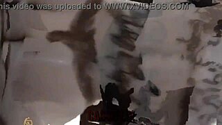 Blonde milf fucks on erotic chair in live show