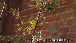 Milf Faith Leone Xart Fucks Outside in Bath