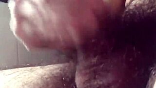 gay guy jerks off secretly in bathroom