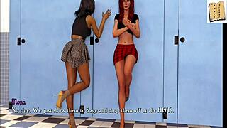 Being A Dik Chick Route 43 Unfolds In 3D Anime Hentai