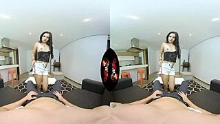 i love pounding tiny latina teen's tight pussy in vr pov