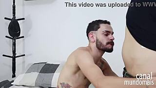 Big cock guy shows off his monster dick