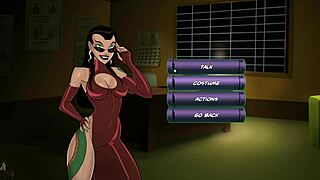 Playing with Miss Martian in DC Comics, licking boobs to orgasm 😍