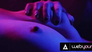 kimmy kimm comforted by hazel moore soft romantic sex