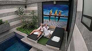 I call room service girl for blowjob!