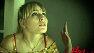 blonde teen blackmailed into sucking on phone in reality clip