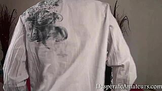 i'm obsessed with this redhead's casting with desperate amateurs and big cock