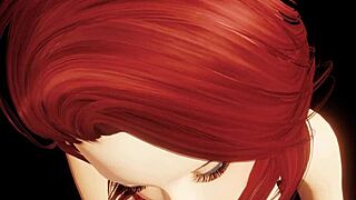 The blowjob session with intense cumshot action