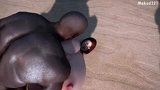 White Milf Cheats With Bbc In Africa