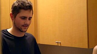 Tiffany Watson, good girl gone bad, gets doggystyle and missionary with big tits exposed.