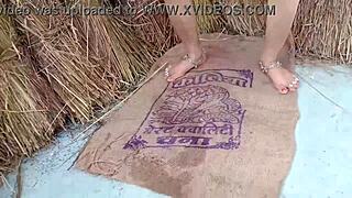 Indian XXX Maid Wife Gets Rough Outdoor Fucking.