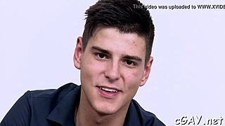 Gays engage in hardcore arse drilling and blowjobs.