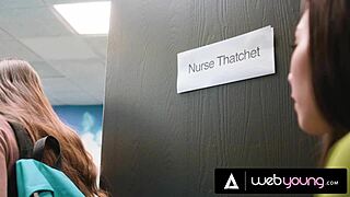 kimmy kimm comforted by hazel moore soft romantic sex