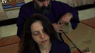 i get bound and spanked by master