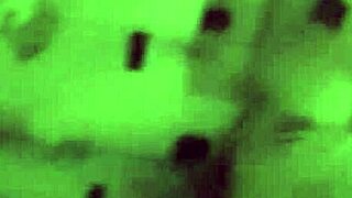 The sexy girl strips in lingerie and gets nude on the rod