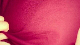 horny stepsister got into my bed at night, rubbing and cumming on virgin pussy