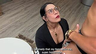 i watch latina milf secretary fuck her bosss young client in office