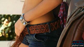 Watch Briana Ashley strip on the farm?