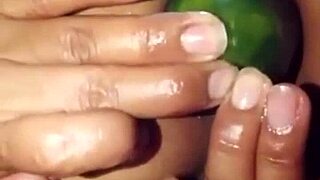 Stepmom Fucks Thick Cucumber, Sends Open Ass Evidence