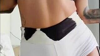 Susy Gala asks, 'Want to see my ass shaking in hot lingerie and leather?'