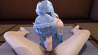 Booked hotel room with ELF L 3D HENTAI uncensored sfm for big tits ass sex