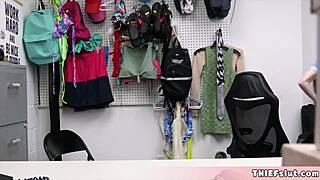 Cute Teen 18+ Demi Hawks Caught Shoplifting And Now Tiny Pussy Gets Punished 😈