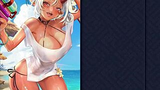 Asaka夏日海滩丰满妹群P