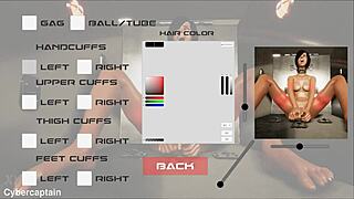 3d metal bondage game with big tits!