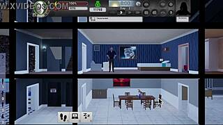 milf gets off watching her stepdaughter and lulu chu in a hot lesbian threesome with strap-on action