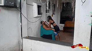Minha enteada me faz a barba e me da o cuzinho