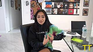 Feeling Intense Pleasure As Petite Asian Loses Race For Fat Cock