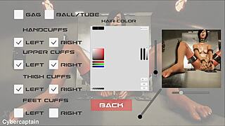 3d metal bondage game with big tits!
