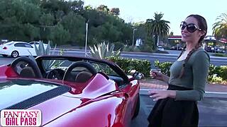 Does Christiana Cinn's Pretty Stepsis Love Car Sex? She Gets Doggy In The Vehicle With Her Curvy Body.