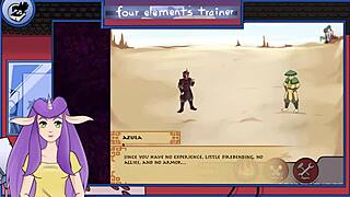 Avatar the Last Airbender four elements trainer part 18 with sexy hentai action
