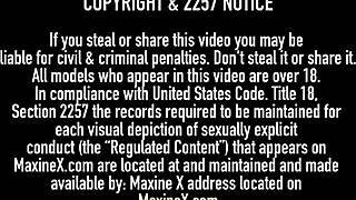 Maxine X instructs Skylar Harris to orgasm