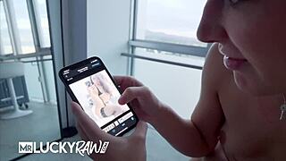 brunette babe whitney wright stays ready for action.