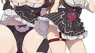 Hot Maid In Hentai Brings Pleasant Surprise With Femdom And Gangbang