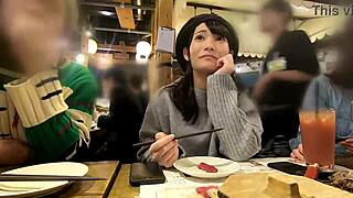 Beautiful japanese babe climaxes repeatedly from doggystyle cumshots