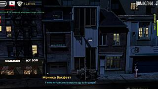 Hey, check out this fashion business episode where she strips nude and dives into muff licking.