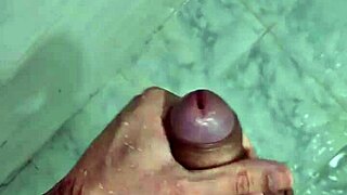 Oh, that cute Brazilian twink cumming solo in the shower!