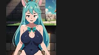 konosuba aqua standing sex creampie - ohh my waifu h game