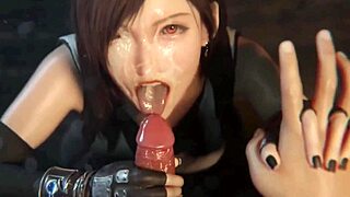 she gives the best 3d blowjob in anime game