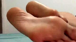 sexy latina shows off her feet