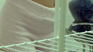 Amy rides to facial!