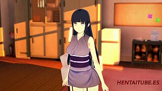 naruto asks hinata, 'want my cum inside your big tits?'